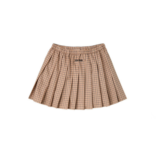 Miu Miu Checked Miniskirt