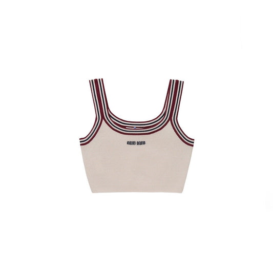 MIU MIU Cashmere Crop Top