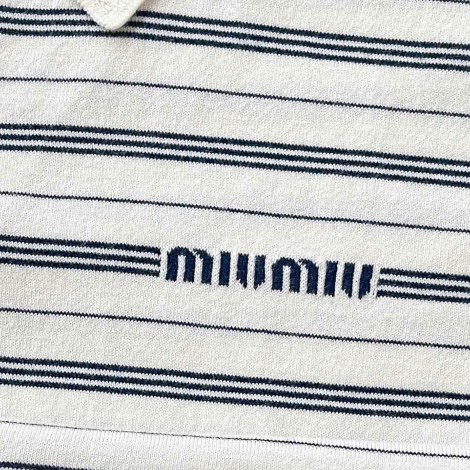 Miu Miu Cotton Jersey Polo Shirt