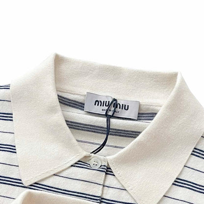 Miu Miu Cotton Jersey Polo Shirt