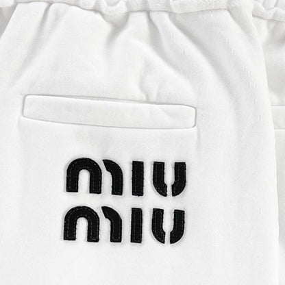 Miu Miu Cotton Fleece Pants