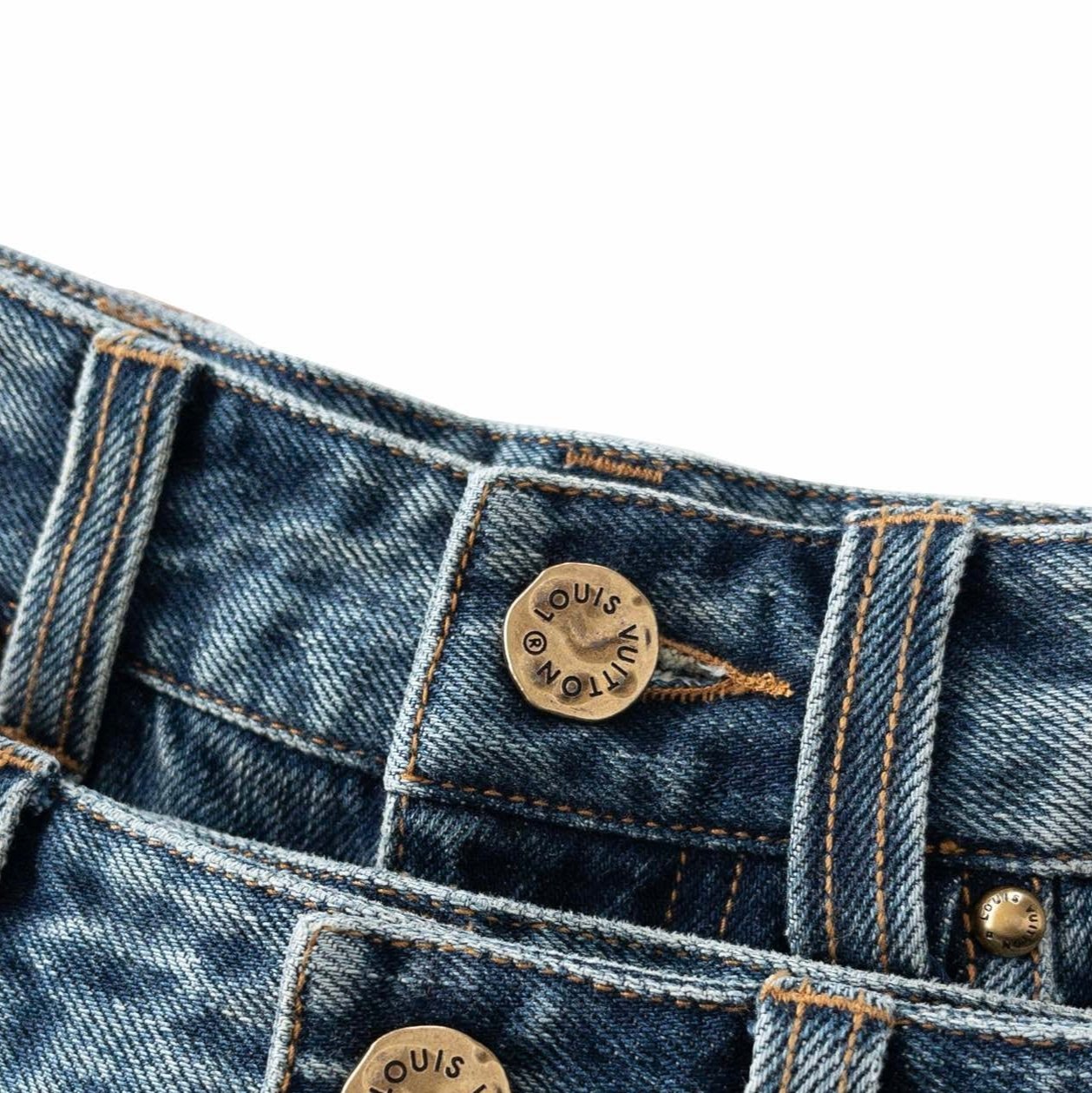 Louis Vuitton Wavy Baggy Denim Jeans