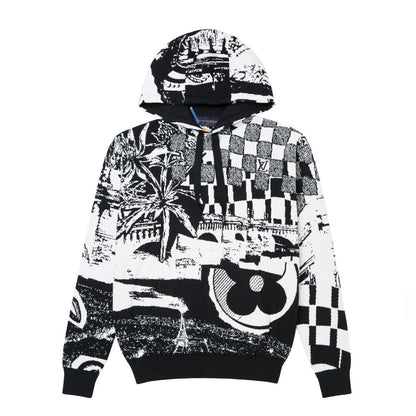 Louis Vuitton Parisian Collage Jacquard Hoodie