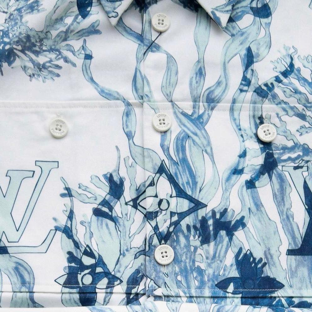 Louis Vuitton Printed Cotton Overshirt