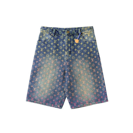 Louis Vuitton Rainbow Monogram Denim Shorts