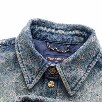 Louis Vuitton Rainbow Monogram Denim Short-Sleeved Shirt