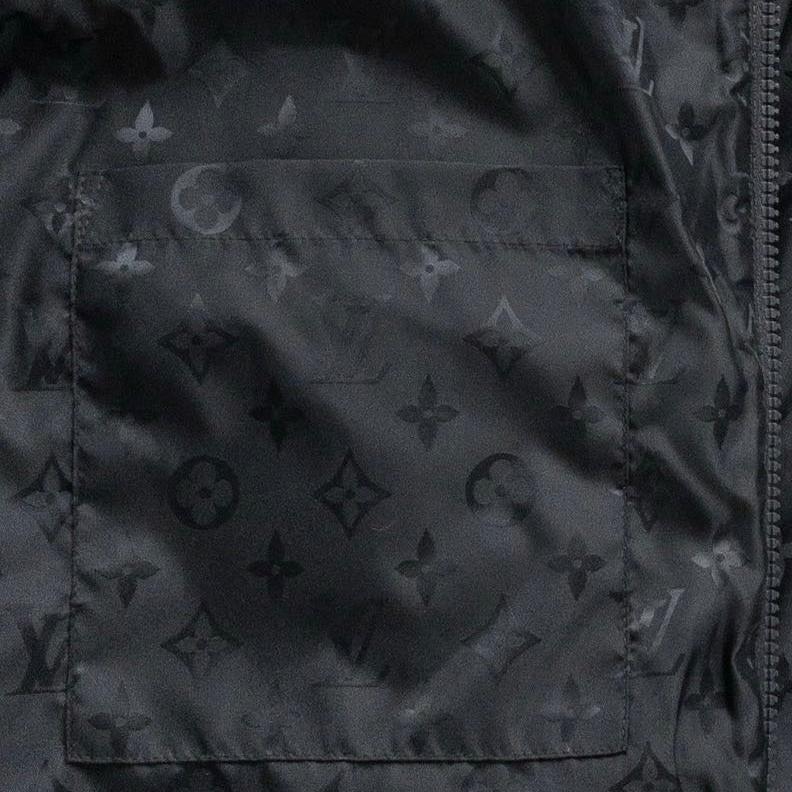 Louis Vuitton Leather Patch Fleece Blouson