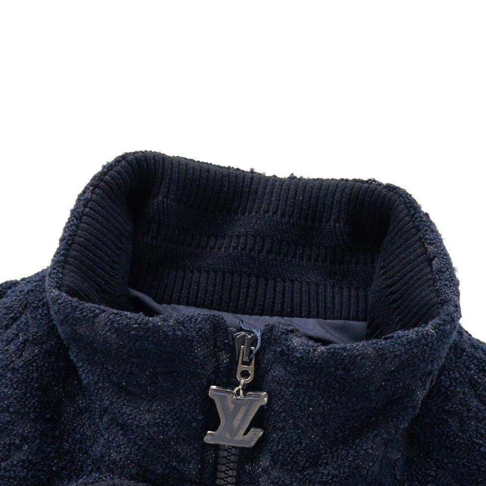 Louis Vuitton Monogram Wool Bouclette Zipped Blouson