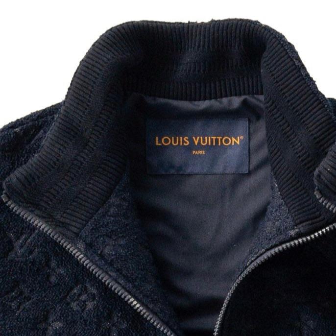 Louis Vuitton Monogram Wool Bouclette Zipped Blouson