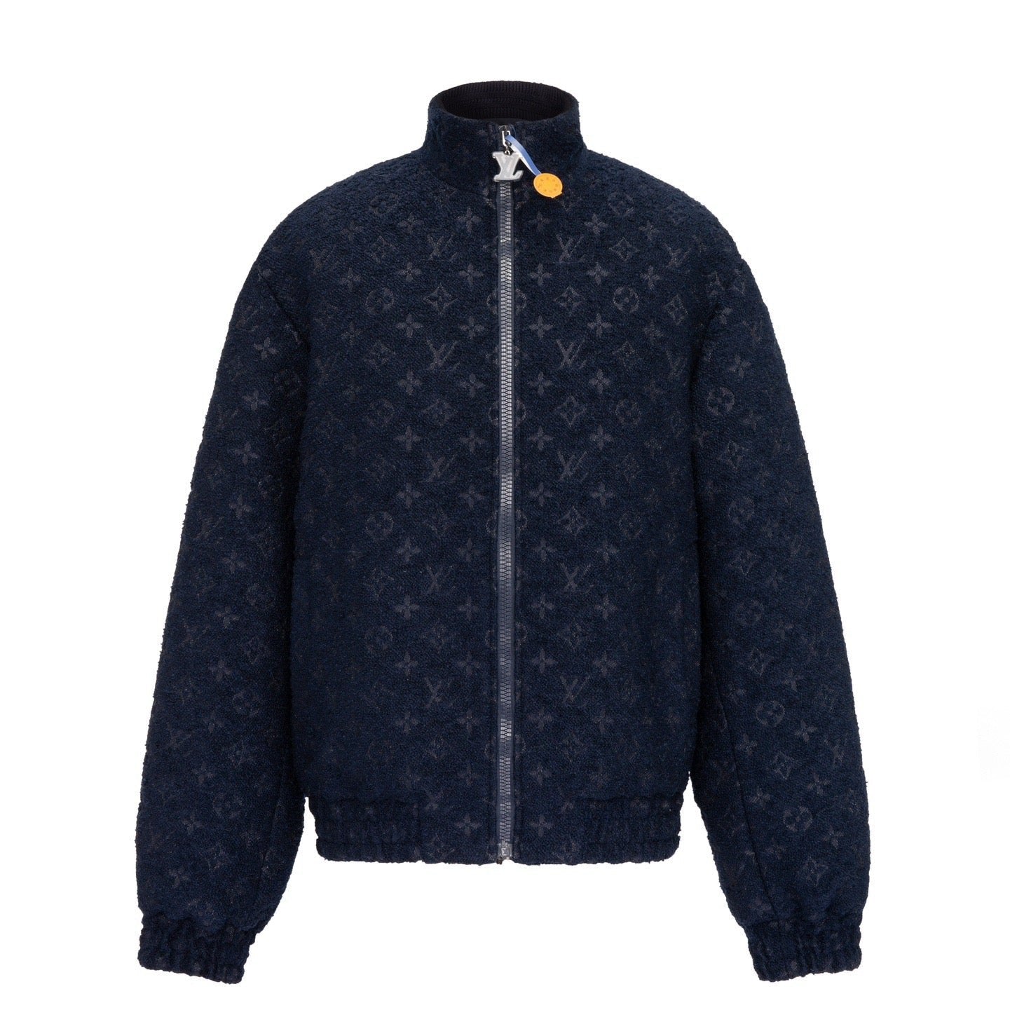 Louis Vuitton Monogram Wool Bouclette Zipped Blouson