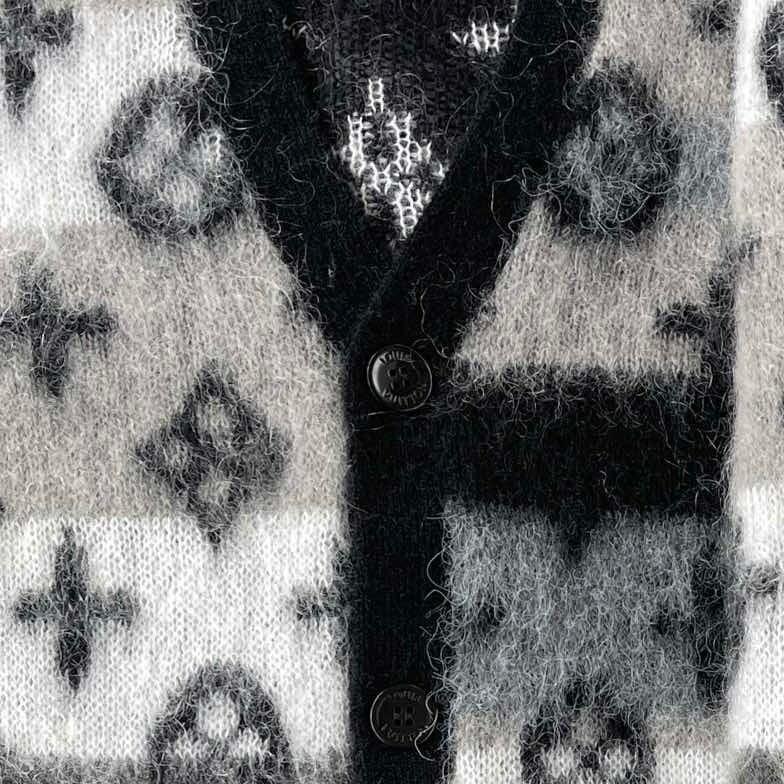 Louis Vuitton Monogram Mohair Cardigan