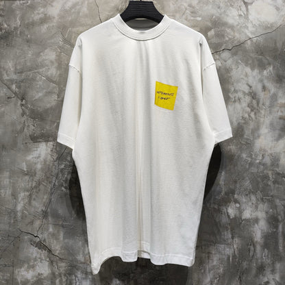 VETEMENTS White Sticker T-Shirt