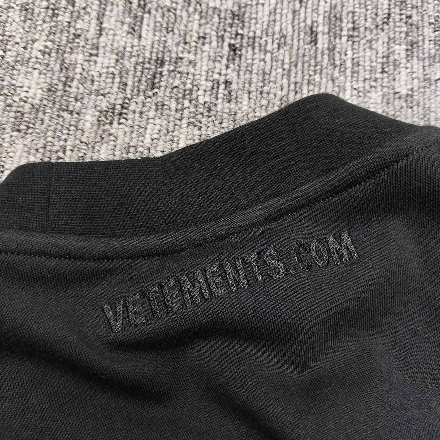 VETEMENTS Black XXX Logo T-Shirt