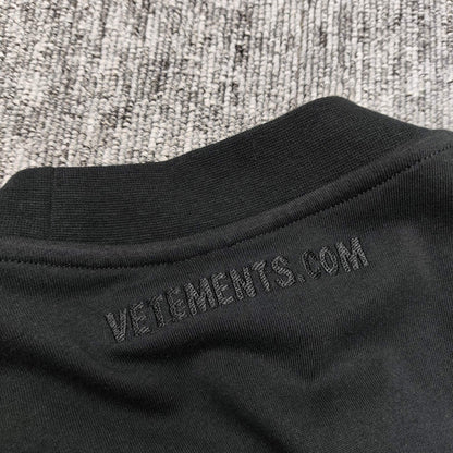 VETEMENTS Black XXX Logo T-Shirt