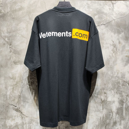 VETEMENTS Black XXX Logo T-Shirt