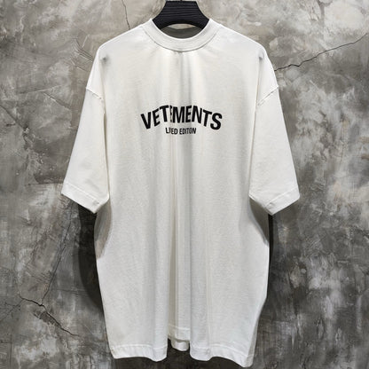 VETEMENTS White 'Limited Edition' T-Shirt