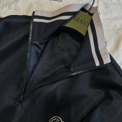 GUCCI TECHNICAL JERSEY HALF ZIP JACKET