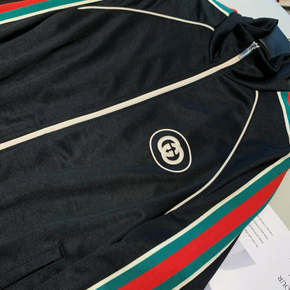 GUCCI TECHNICAL JERSEY ZIP JACKET