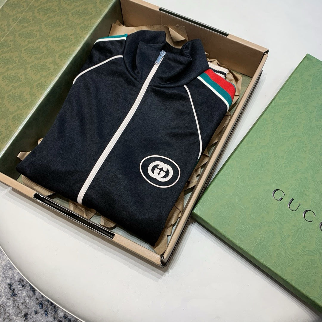 GUCCI TECHNICAL JERSEY ZIP JACKET