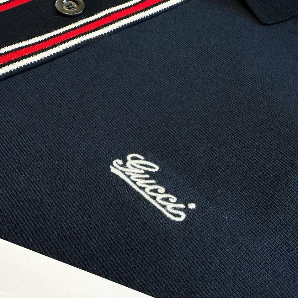 GUCCI COTTON JERSEY POLO SHIRT