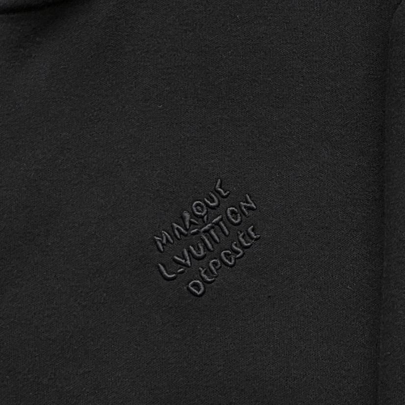 Louis Vuitton Embroidered Jersey Zip-Through Hoodie