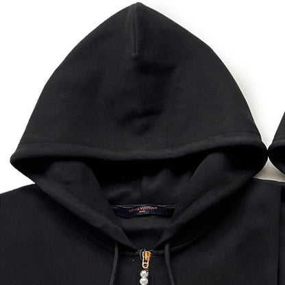 Louis Vuitton Embroidered Jersey Zip-Through Hoodie