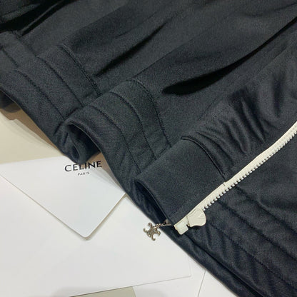 CELINE TRACKSUIT JACKET IN DOUBLE FACE JERSEY