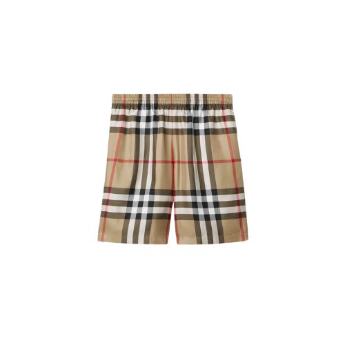 BURBERRY Beige Check Short