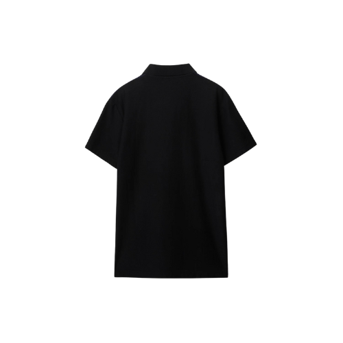 BURBERRY COTTON POLO SHIRT BLACK